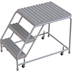 TRI-ARC - Rolling & Wall Mounted Ladders & Platforms Type: Rolling Warehouse Ladder Style: Rolling Safety Ladder - Industrial Tool & Supply