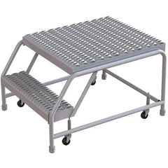 TRI-ARC - Rolling & Wall Mounted Ladders & Platforms Type: Rolling Warehouse Ladder Style: Rolling Safety Ladder - Industrial Tool & Supply