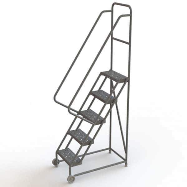 TRI-ARC - Rolling & Wall Mounted Ladders & Platforms Type: TiltNRoll Rolling Ladder Style: Tilt & Roll Safety Ladder - Industrial Tool & Supply