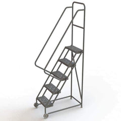 TRI-ARC - Rolling & Wall Mounted Ladders & Platforms Type: TiltNRoll Rolling Ladder Style: Tilt & Roll Safety Ladder - Industrial Tool & Supply