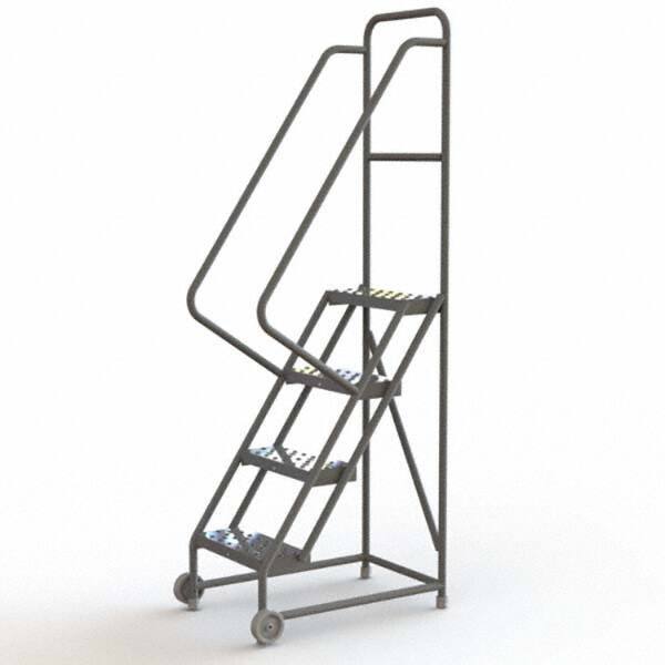 TRI-ARC - Rolling & Wall Mounted Ladders & Platforms Type: TiltNRoll Rolling Ladder Style: Tilt & Roll Safety Ladder - Industrial Tool & Supply