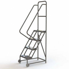 TRI-ARC - Rolling & Wall Mounted Ladders & Platforms Type: TiltNRoll Rolling Ladder Style: Tilt & Roll Safety Ladder - Industrial Tool & Supply
