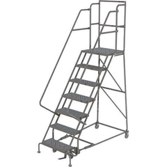 TRI-ARC - Rolling & Wall Mounted Ladders & Platforms Type: Rolling Warehouse Ladder Style: Rolling Platform Ladder - Industrial Tool & Supply