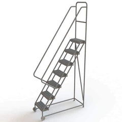 TRI-ARC - Rolling & Wall Mounted Ladders & Platforms Type: TiltNRoll Rolling Ladder Style: Tilt & Roll Safety Ladder - Industrial Tool & Supply