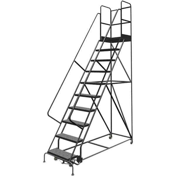 TRI-ARC - Rolling & Wall Mounted Ladders & Platforms Type: Rolling Warehouse Ladder Style: Rolling Platform Ladder - Industrial Tool & Supply