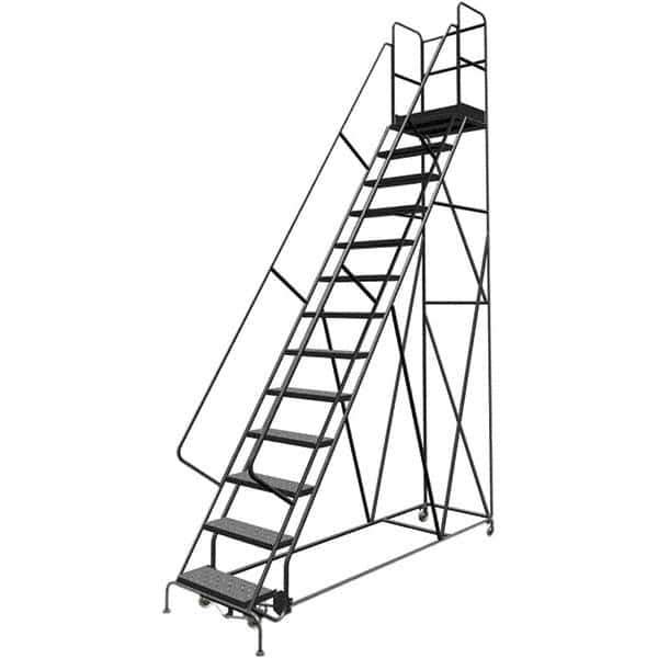TRI-ARC - Rolling & Wall Mounted Ladders & Platforms Type: Rolling Warehouse Ladder Style: Rolling Platform Ladder - Industrial Tool & Supply