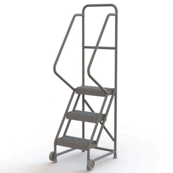 TRI-ARC - Rolling & Wall Mounted Ladders & Platforms Type: TiltNRoll Rolling Ladder Style: Tilt & Roll Safety Ladder - Industrial Tool & Supply