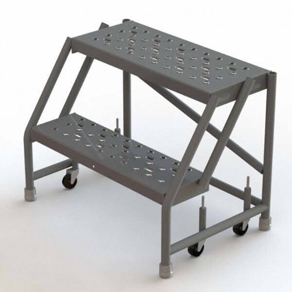 TRI-ARC - Rolling & Wall Mounted Ladders & Platforms Type: Rolling Warehouse Ladder Style: Rolling Platform Ladder - Industrial Tool & Supply