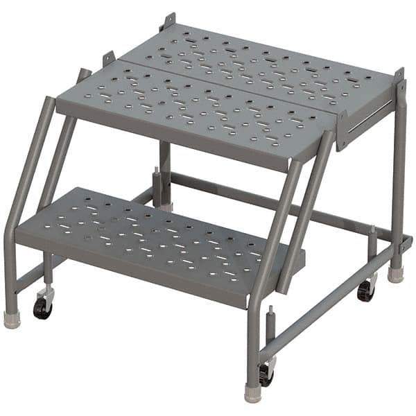 TRI-ARC - Rolling & Wall Mounted Ladders & Platforms Type: Rolling Warehouse Ladder Style: Rolling Platform Ladder - Industrial Tool & Supply