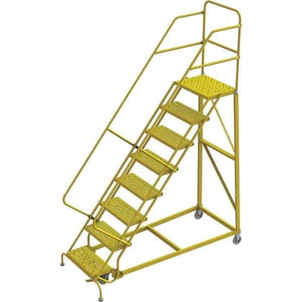TRI-ARC - Rolling & Wall Mounted Ladders & Platforms Type: Stairway Slope Ladder Style: Forward Descent 50 Degree Incline - Industrial Tool & Supply