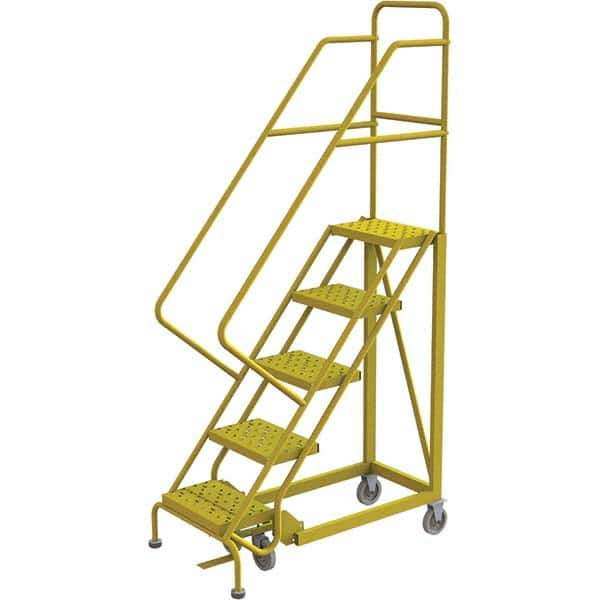 TRI-ARC - Rolling & Wall Mounted Ladders & Platforms Type: Stairway Slope Ladder Style: Forward Descent 50 Degree Incline - Industrial Tool & Supply