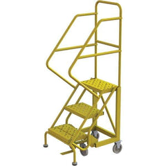 TRI-ARC - Rolling & Wall Mounted Ladders & Platforms Type: Stairway Slope Ladder Style: Forward Descent 50 Degree Incline - Industrial Tool & Supply