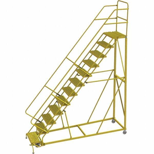 TRI-ARC - Rolling & Wall Mounted Ladders & Platforms Type: Stairway Slope Ladder Style: Forward Descent 50 Degree Incline - Industrial Tool & Supply