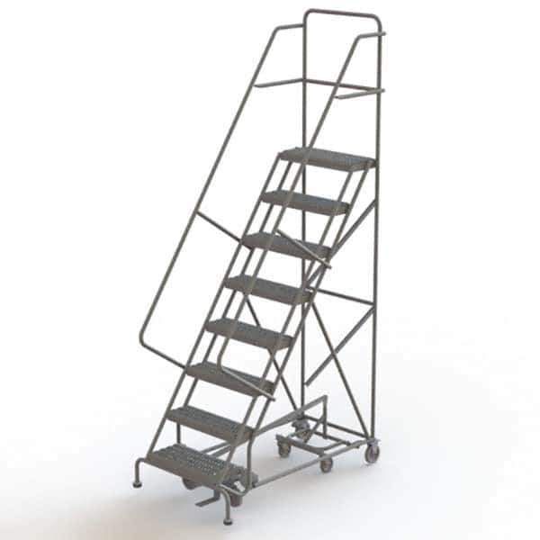 TRI-ARC - Rolling & Wall Mounted Ladders & Platforms Type: All-Directional Ladder Style: Forward Descent 50 Degree Incline - Industrial Tool & Supply