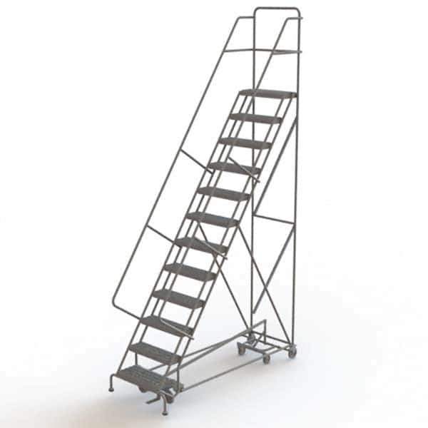 TRI-ARC - Rolling & Wall Mounted Ladders & Platforms Type: All-Directional Ladder Style: Forward Descent 50 Degree Incline - Industrial Tool & Supply
