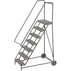 TRI-ARC - Rolling & Wall Mounted Ladders & Platforms Type: Rolling Warehouse Ladder Style: Rolling Safety Ladder - Industrial Tool & Supply