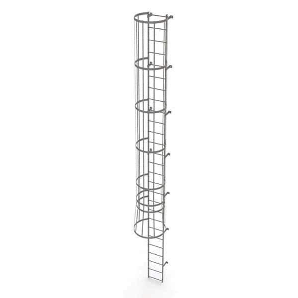 TRI-ARC - Rolling & Wall Mounted Ladders & Platforms Type: Fixed Ladder Style: Safety Cage - Industrial Tool & Supply