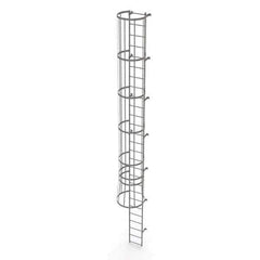 TRI-ARC - Rolling & Wall Mounted Ladders & Platforms Type: Fixed Ladder Style: Safety Cage - Industrial Tool & Supply
