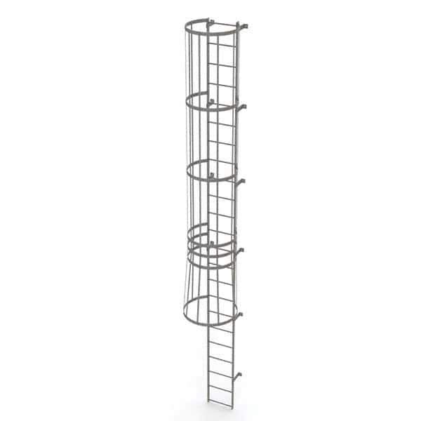TRI-ARC - Rolling & Wall Mounted Ladders & Platforms Type: Fixed Ladder Style: Safety Cage - Industrial Tool & Supply