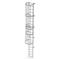 TRI-ARC - Rolling & Wall Mounted Ladders & Platforms Type: Fixed Ladder Style: Safety Cage - Industrial Tool & Supply