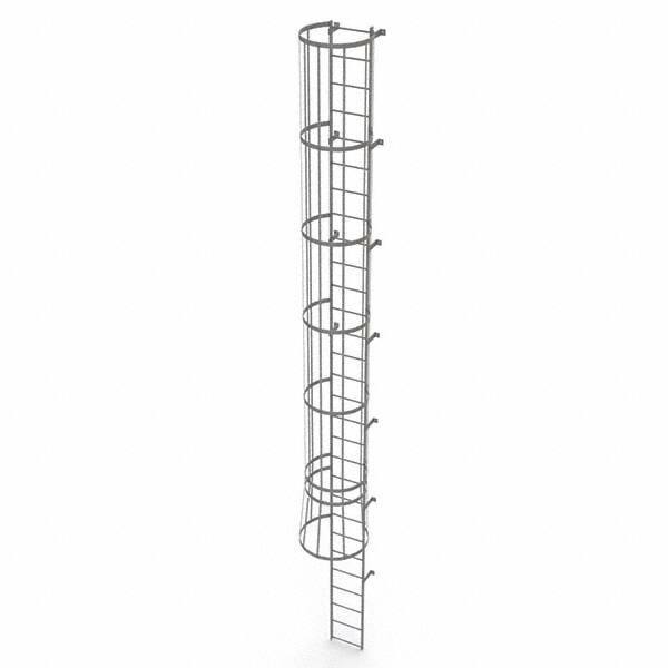 TRI-ARC - Rolling & Wall Mounted Ladders & Platforms Type: Fixed Ladder Style: Safety Cage - Industrial Tool & Supply