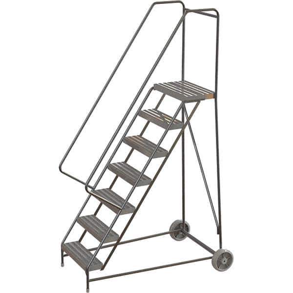 TRI-ARC - Rolling & Wall Mounted Ladders & Platforms Type: Rolling Warehouse Ladder Style: Rolling Safety Ladder - Industrial Tool & Supply