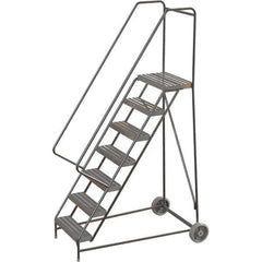 TRI-ARC - Rolling & Wall Mounted Ladders & Platforms Type: Rolling Warehouse Ladder Style: Rolling Safety Ladder - Industrial Tool & Supply