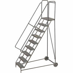 TRI-ARC - Rolling & Wall Mounted Ladders & Platforms Type: Rolling Warehouse Ladder Style: Rolling Safety Ladder - Industrial Tool & Supply