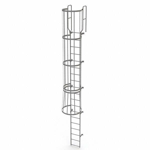 TRI-ARC - Rolling & Wall Mounted Ladders & Platforms Type: Fixed Ladder Style: Safety Cage - Industrial Tool & Supply