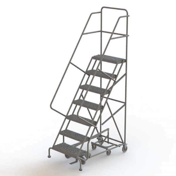 TRI-ARC - Rolling & Wall Mounted Ladders & Platforms Type: All-Directional Ladder Style: Forward Descent 50 Degree Incline - Industrial Tool & Supply