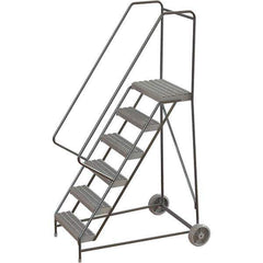 TRI-ARC - Rolling & Wall Mounted Ladders & Platforms Type: Rolling Warehouse Ladder Style: Rolling Safety Ladder - Industrial Tool & Supply