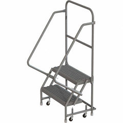 TRI-ARC - Rolling & Wall Mounted Ladders & Platforms Type: Rolling Warehouse Ladder Style: Rolling Platform Ladder - Industrial Tool & Supply
