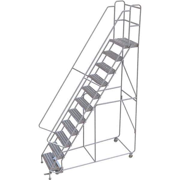 TRI-ARC - Rolling & Wall Mounted Ladders & Platforms Type: Rolling Warehouse Ladder Style: Rolling Safety Ladder - Industrial Tool & Supply