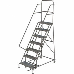 TRI-ARC - Rolling & Wall Mounted Ladders & Platforms Type: Rolling Warehouse Ladder Style: Rolling Platform Ladder - Industrial Tool & Supply
