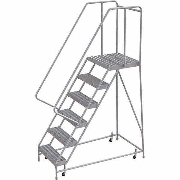 TRI-ARC - Rolling & Wall Mounted Ladders & Platforms Type: Rolling Warehouse Ladder Style: Rolling Safety Ladder - Industrial Tool & Supply