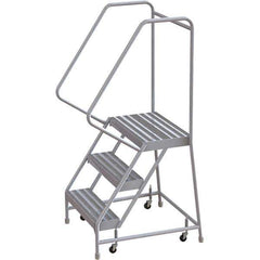TRI-ARC - Rolling & Wall Mounted Ladders & Platforms Type: Rolling Warehouse Ladder Style: Rolling Safety Ladder - Industrial Tool & Supply