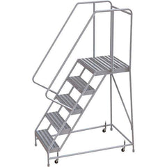 TRI-ARC - Rolling & Wall Mounted Ladders & Platforms Type: Rolling Warehouse Ladder Style: Rolling Safety Ladder - Industrial Tool & Supply