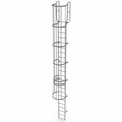 TRI-ARC - Rolling & Wall Mounted Ladders & Platforms Type: Fixed Ladder Style: Safety Cage - Industrial Tool & Supply