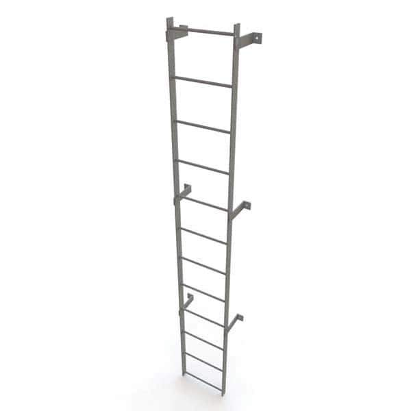 TRI-ARC - Rolling & Wall Mounted Ladders & Platforms Type: Fixed Ladder Style: Safety Cage - Industrial Tool & Supply