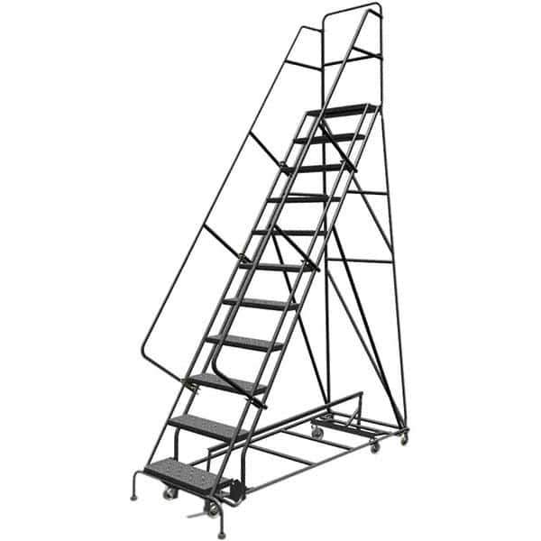 TRI-ARC - Rolling & Wall Mounted Ladders & Platforms Type: All-Directional Ladder Style: Rolling Safety Ladder - Industrial Tool & Supply