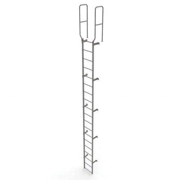 TRI-ARC - Rolling & Wall Mounted Ladders & Platforms Type: Fixed Ladder Style: Safety Cage - Industrial Tool & Supply
