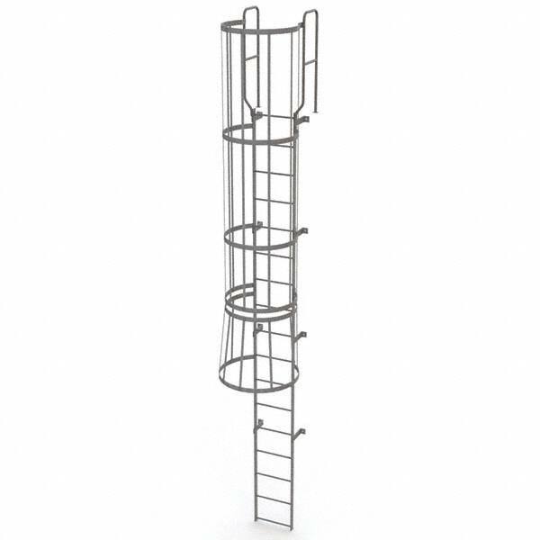 TRI-ARC - Rolling & Wall Mounted Ladders & Platforms Type: Fixed Ladder Style: Safety Cage - Industrial Tool & Supply
