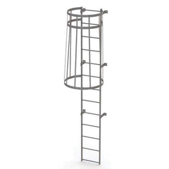 TRI-ARC - Rolling & Wall Mounted Ladders & Platforms Type: Fixed Ladder Style: Safety Cage - Industrial Tool & Supply