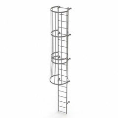 TRI-ARC - Rolling & Wall Mounted Ladders & Platforms Type: Fixed Ladder Style: Safety Cage - Industrial Tool & Supply