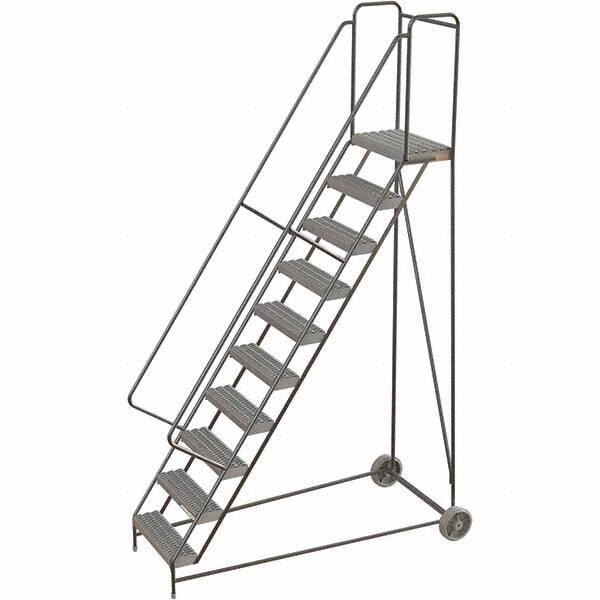 TRI-ARC - Rolling & Wall Mounted Ladders & Platforms Type: Rolling Warehouse Ladder Style: Rolling Safety Ladder - Industrial Tool & Supply