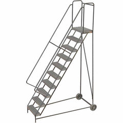 TRI-ARC - Rolling & Wall Mounted Ladders & Platforms Type: Rolling Warehouse Ladder Style: Rolling Safety Ladder - Industrial Tool & Supply