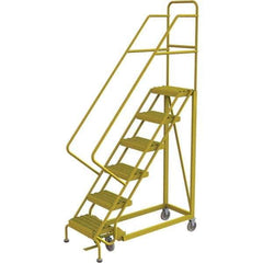 TRI-ARC - Rolling & Wall Mounted Ladders & Platforms Type: Stairway Slope Ladder Style: Forward Descent 50 Degree Incline - Industrial Tool & Supply