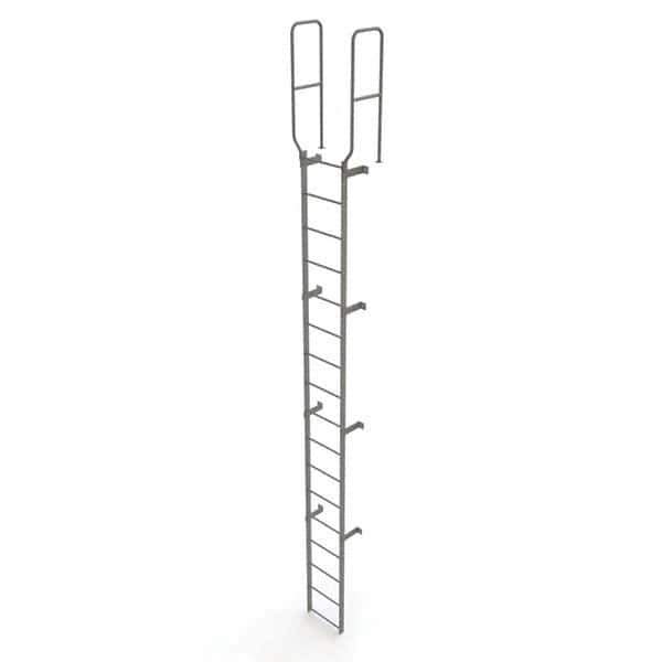 TRI-ARC - Rolling & Wall Mounted Ladders & Platforms Type: Fixed Ladder Style: Safety Cage - Industrial Tool & Supply