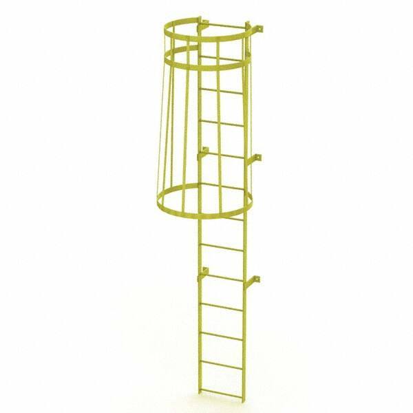 TRI-ARC - Rolling & Wall Mounted Ladders & Platforms Type: Fixed Ladder Style: Safety Cage - Industrial Tool & Supply