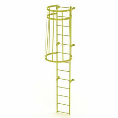 TRI-ARC - Rolling & Wall Mounted Ladders & Platforms Type: Fixed Ladder Style: Safety Cage - Industrial Tool & Supply